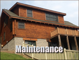  Glenwood, North Carolina Log Home Maintenance